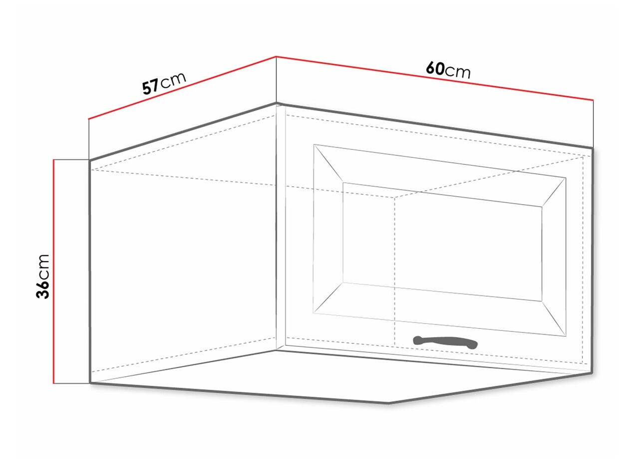 Dulap de perete modular Retro White 138