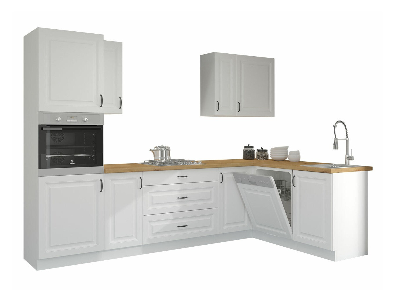 Set de bucătărie modular Retro White 148