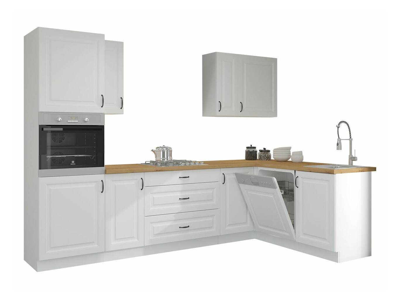 Set de bucătărie modular Retro White 148
