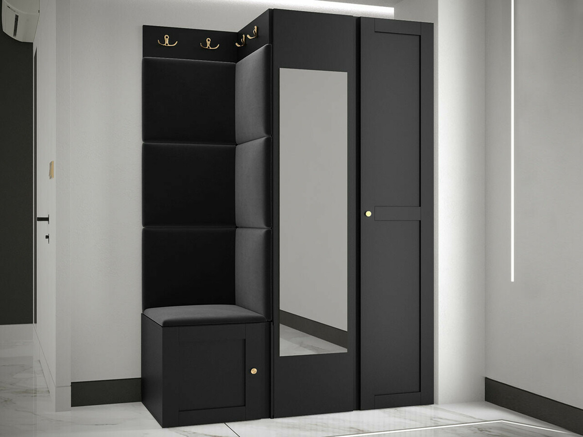 Dulap Hartford 396 (Negru)