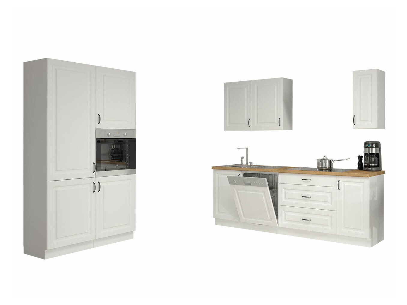Set de bucătărie modular Retro White 149