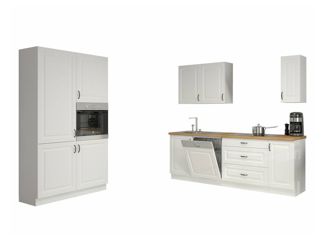 Set de bucătărie modular Retro White 149