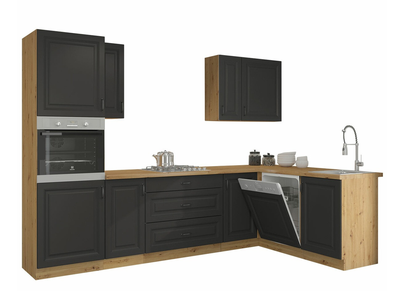 Set de bucătărie modular Retro Grey 148