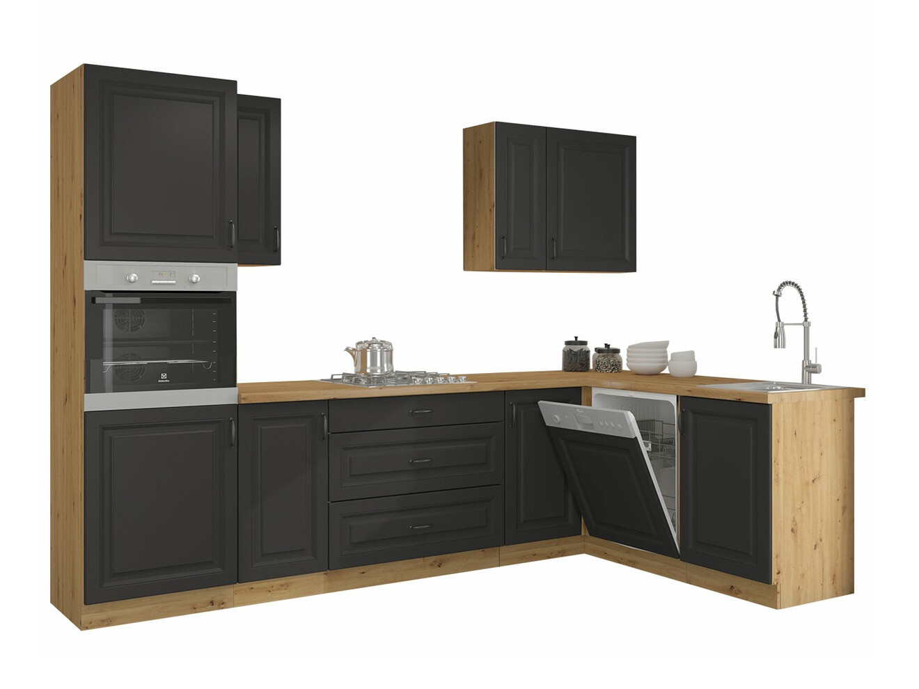 Set de bucătărie modular Retro Grey 148