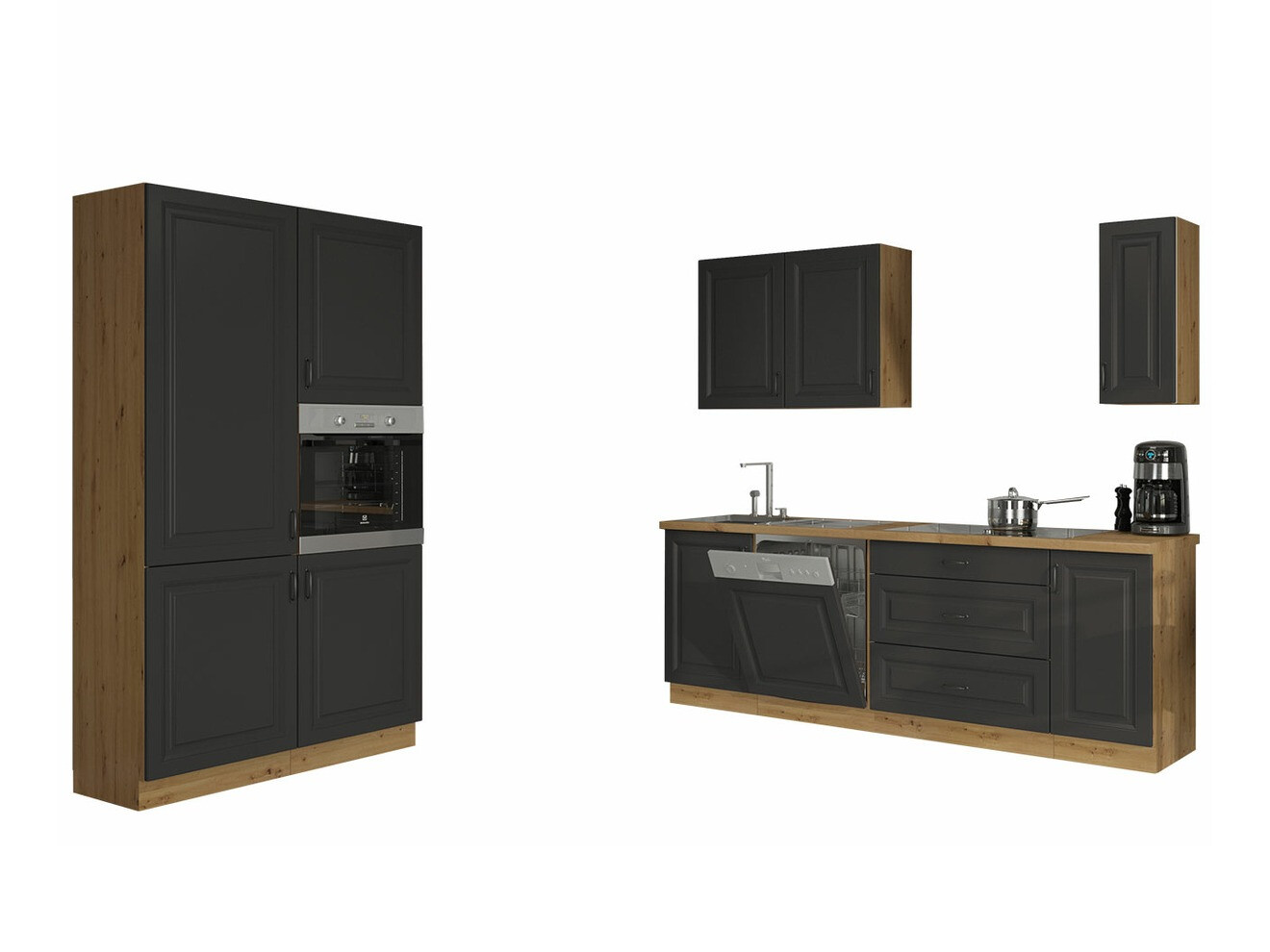 Set de bucătărie modular Retro Grey 149