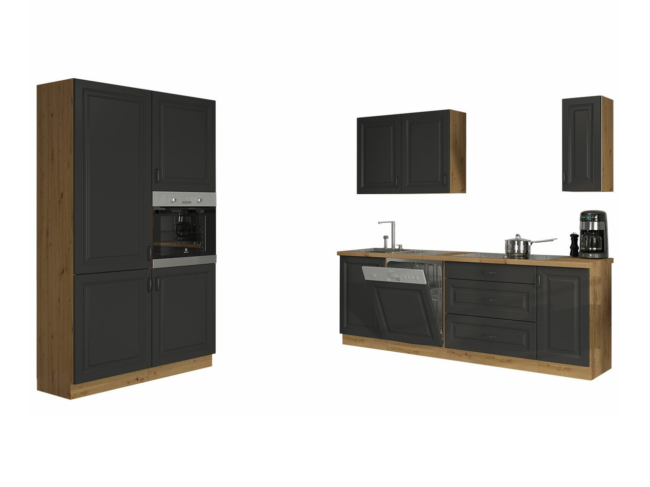 Set de bucătărie modular Retro Grey 149
