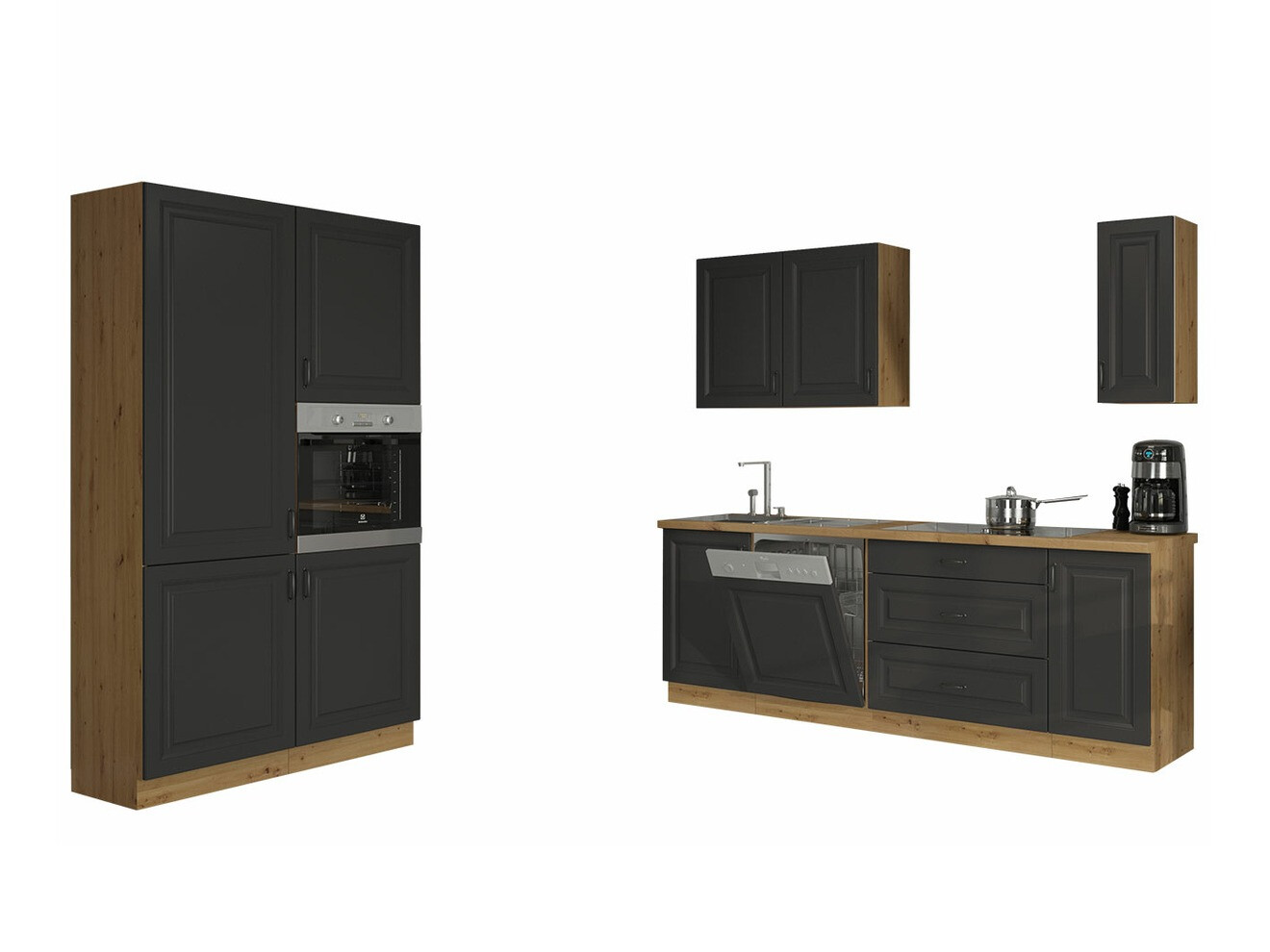 Set de bucătărie modular Retro Grey 149