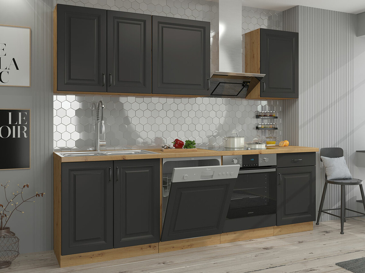 Set de bucătărie modular Retro Grey 150