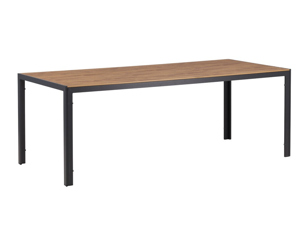 Masă de exterior Dallas 3890 (Negru + Maro)