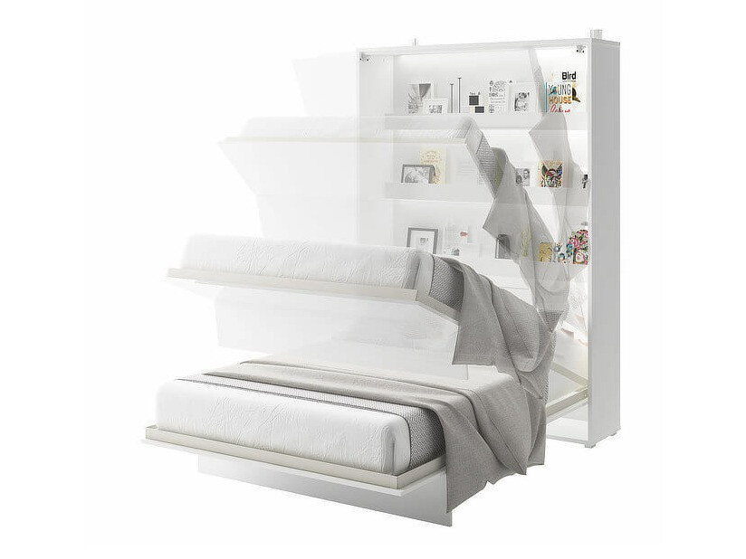 Set de mobilier Concept Pro Lenart XI (Alb lucios + Alb)