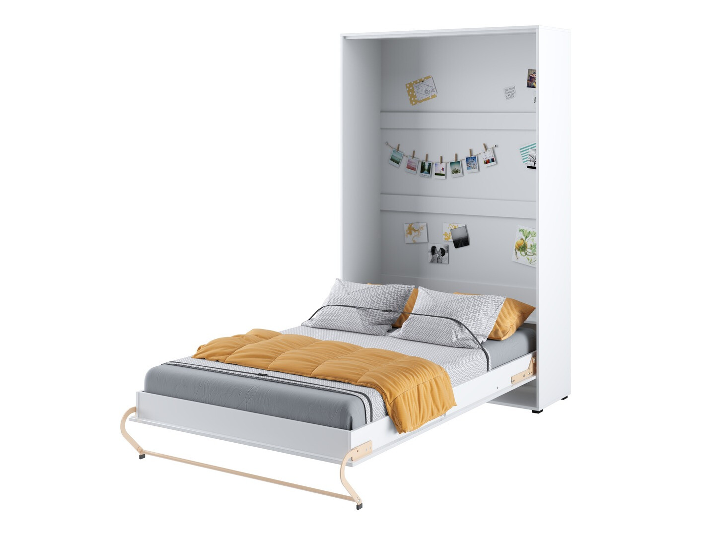 Set de mobilier Concept Pro Lenart XI (Alb lucios + Alb)