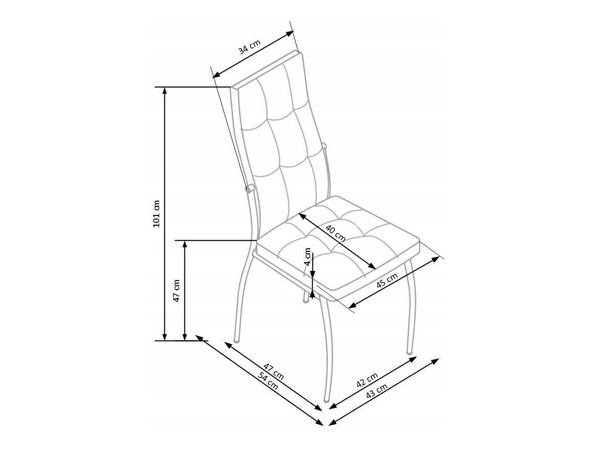 Scaun Houston 863 (Negru)
