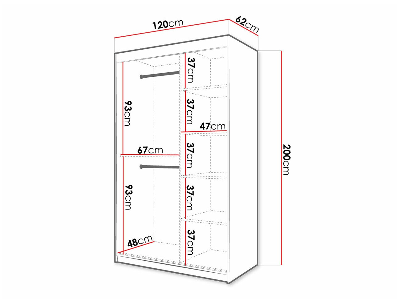 Dulap Hartford 401 (Alb)