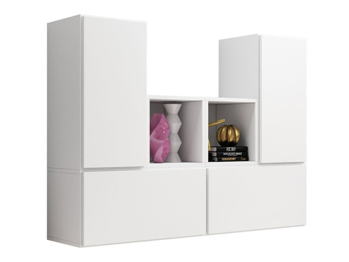 Comode TV de living Corbele 123 (Alb)