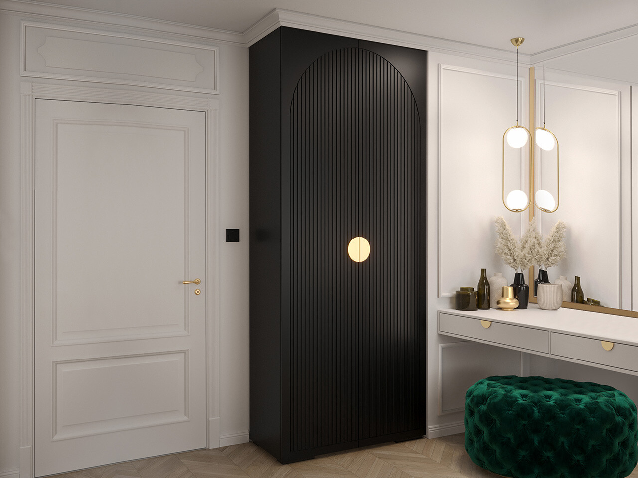 Dulap Hartford 405 (Negru)