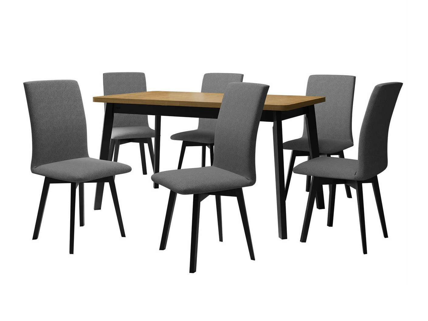 Set de mese Victorville 292 (Stejar Sonoma + Negru)
