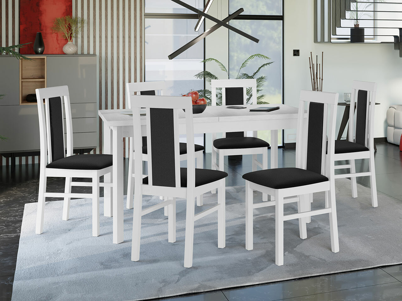 Set de mese Victorville 293 (Alb)