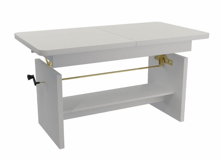 Măsuță de cafea extensibila Stanton 108 (Alb)