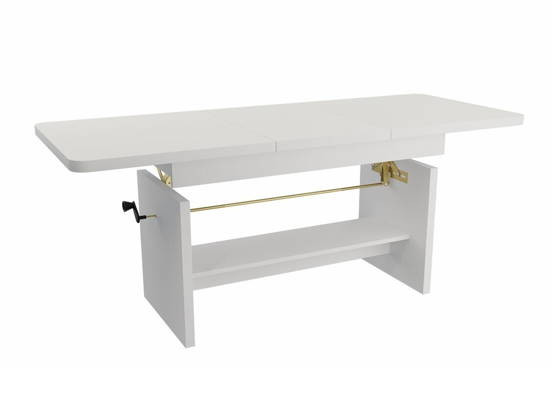 Măsuță de cafea extensibila Stanton 108 (Alb)