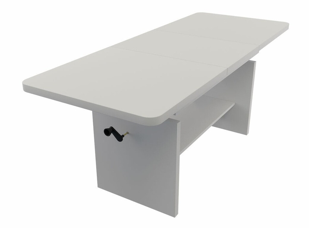 Măsuță de cafea extensibila Stanton 108 (Alb)