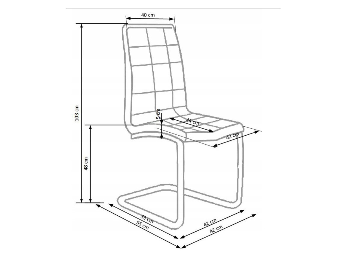 Scaun Houston 142 (Alb)