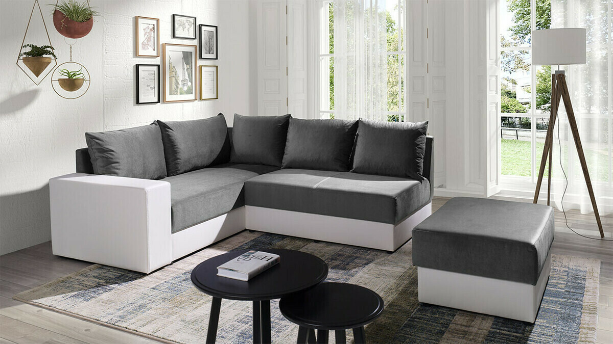 Taburet tapițat Providence 185 (Soft 017 + Kronos 22)
