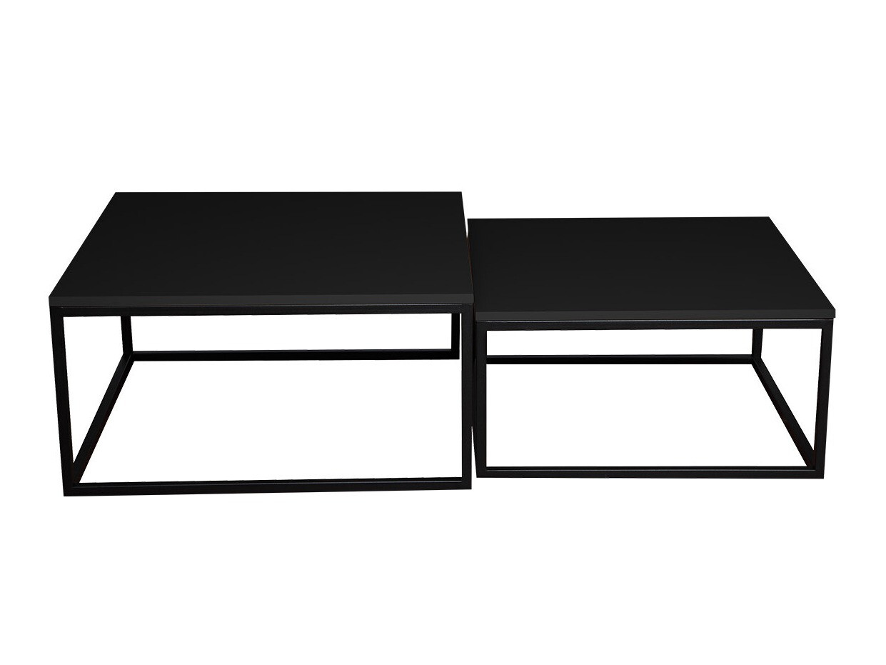 Set de măsuțe de cafea Oswego 101 (Negru)