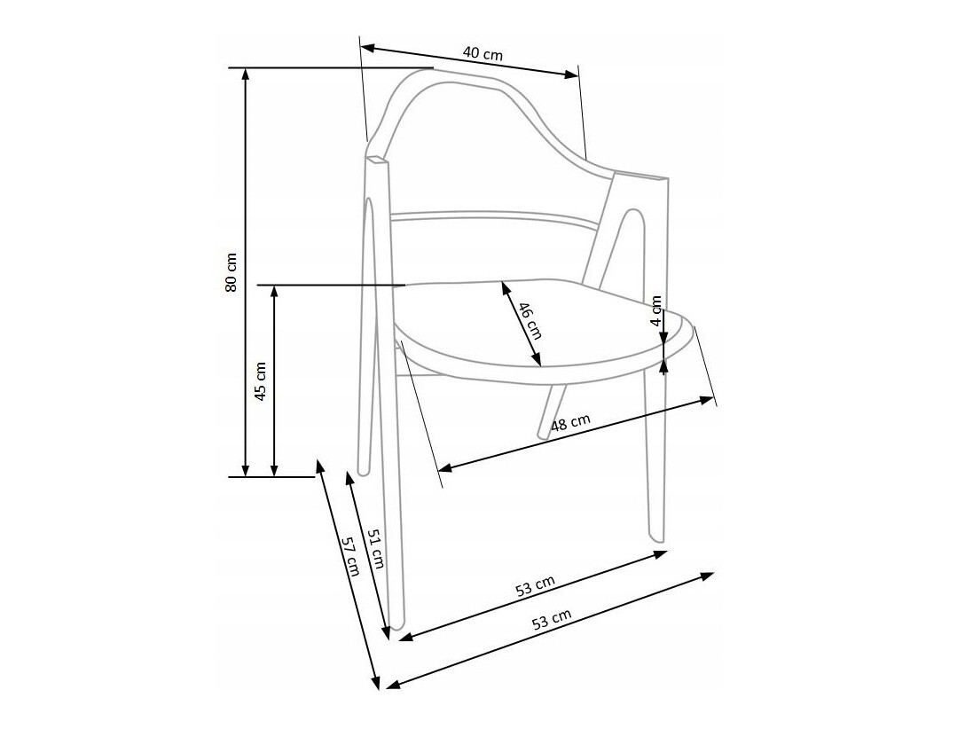 Scaun Houston 1434 (Crem)