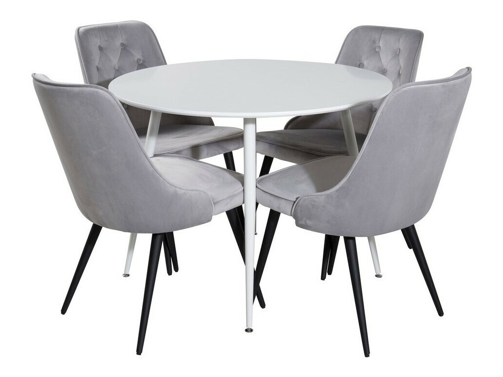 Set de mese Dallas 1535 (Gri deschis + Negru)