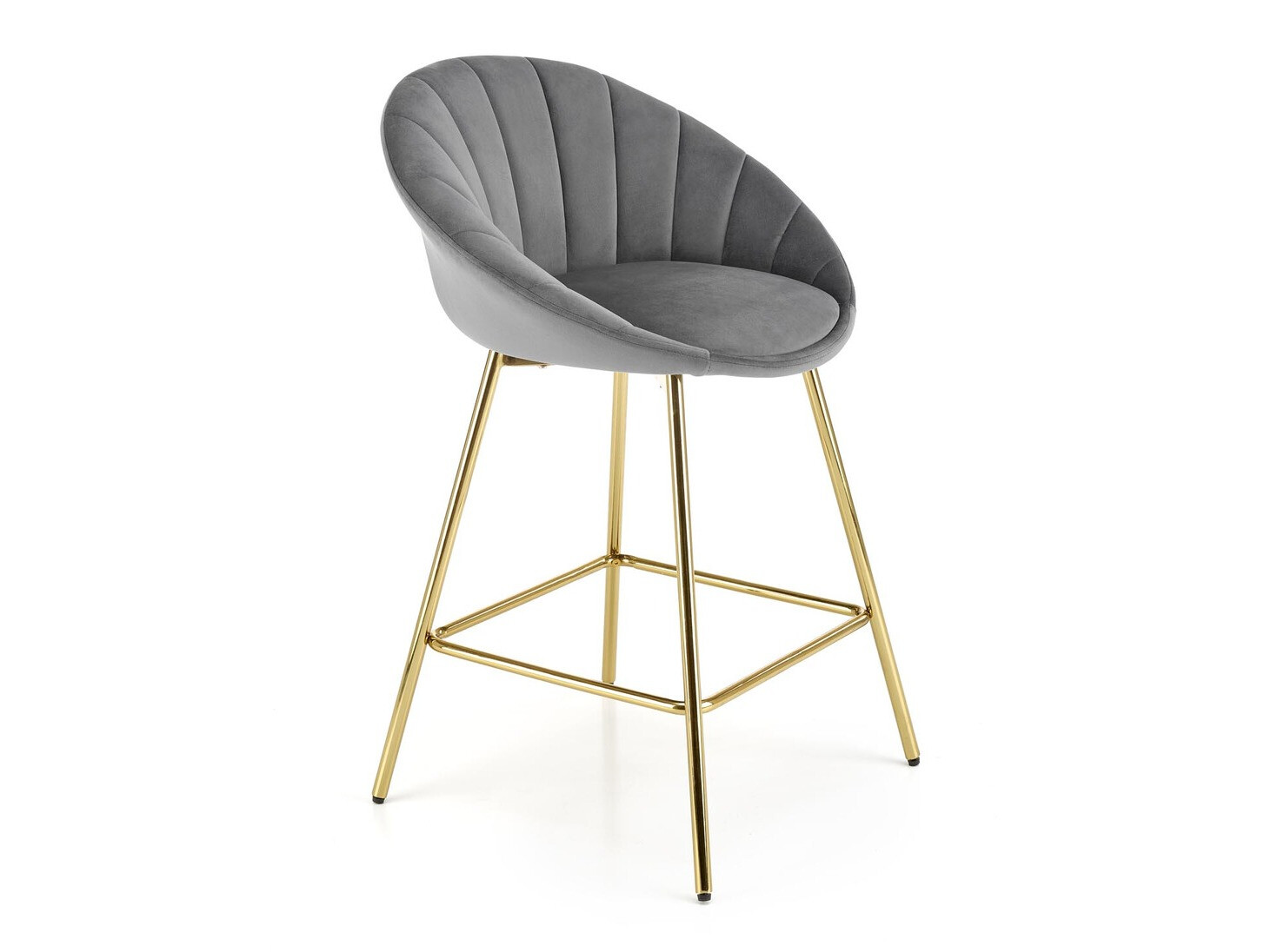 Scaun bar Houston 1461 (Gri + Auriu)