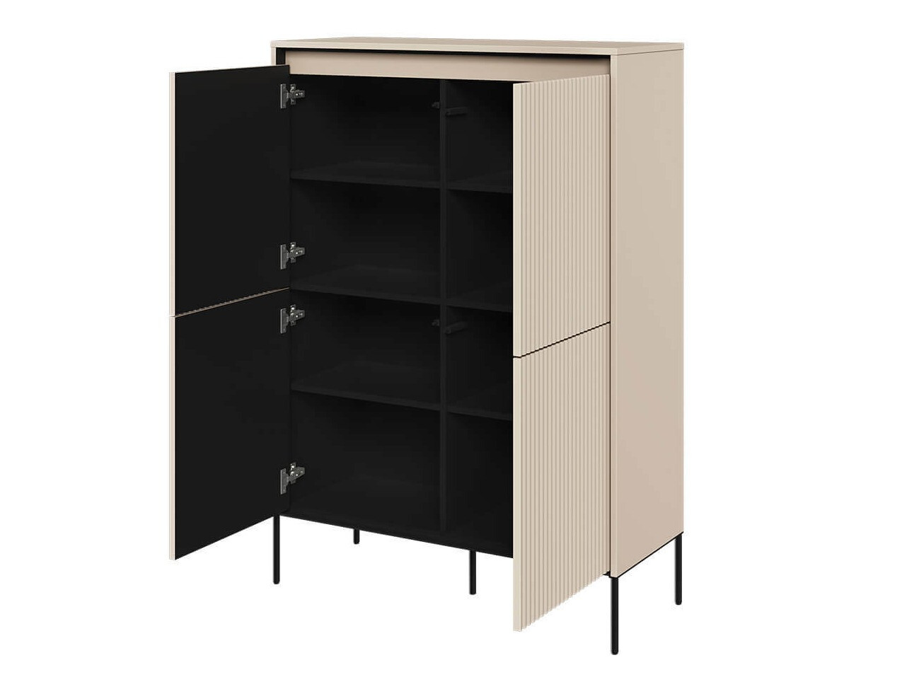 Bufet Fernolu 102 (Bej + Negru)