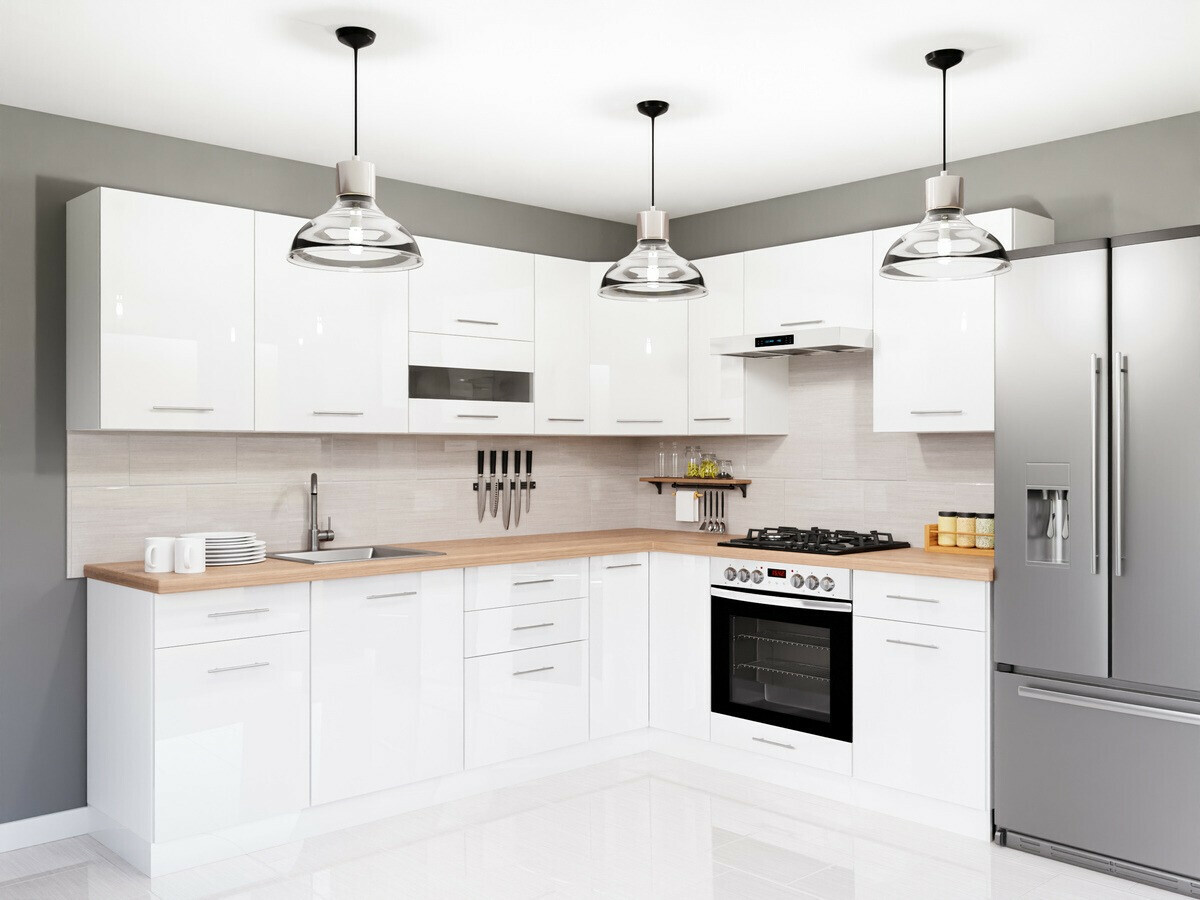 Set de bucătărie modular Tiffa White 149