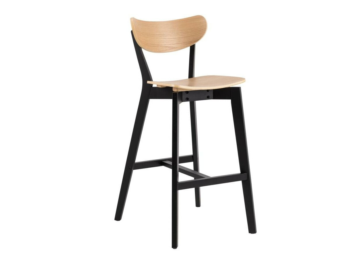 Scaun bar Norsica 736 (Negru + Maro deschis)