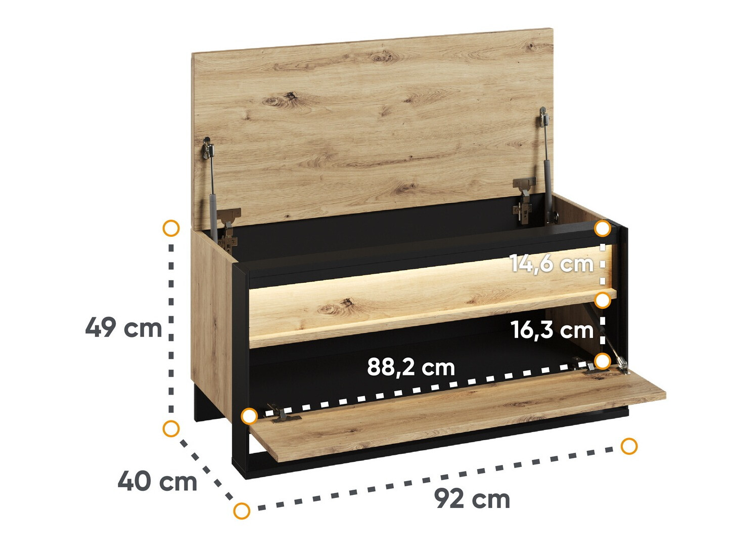 Dulap pantofi Luliru 145