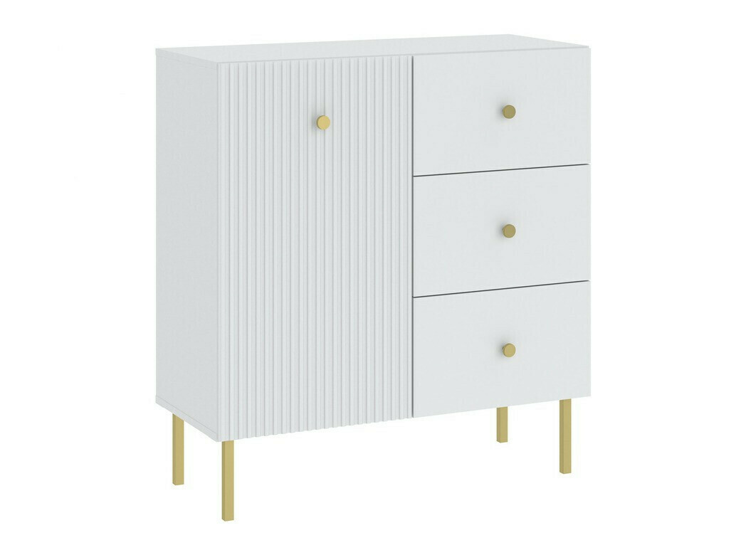 Set de living Etliva 109 (Alb + Auriu)