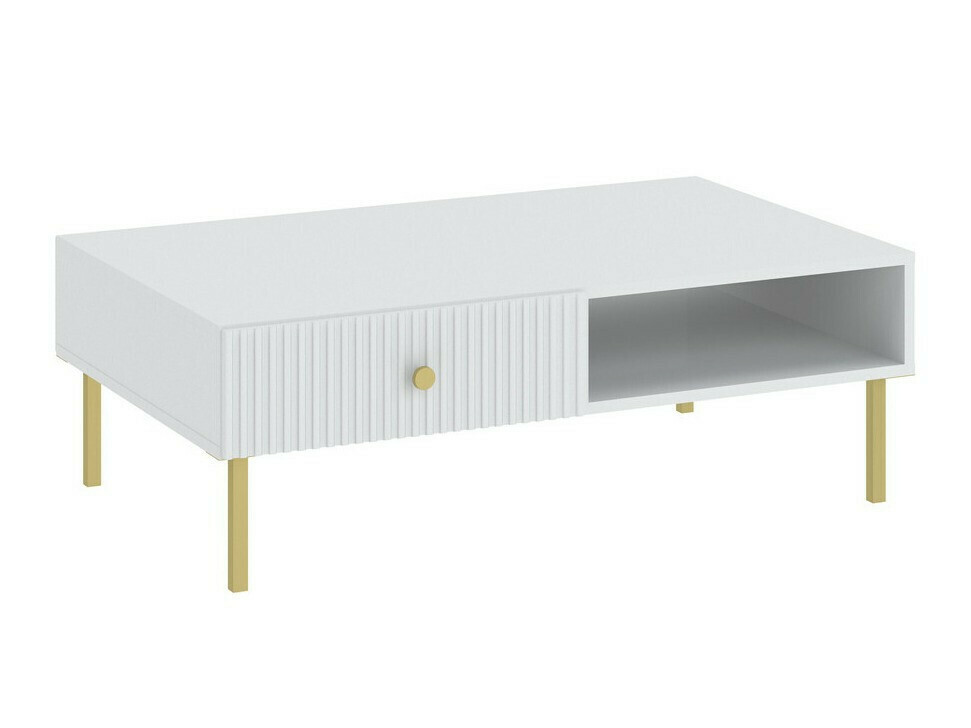 Set de living Etliva 109 (Alb + Auriu)
