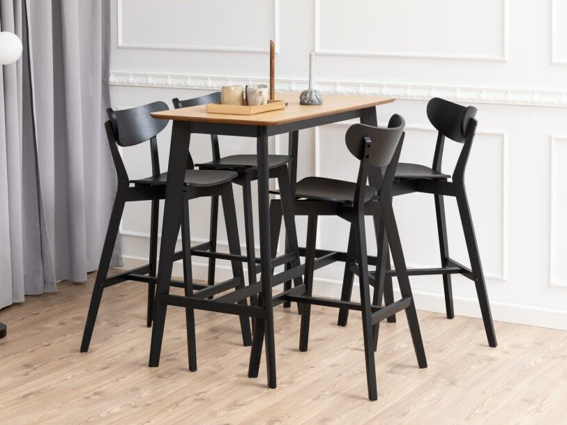 Scaun bar Norsica 736 (Negru)