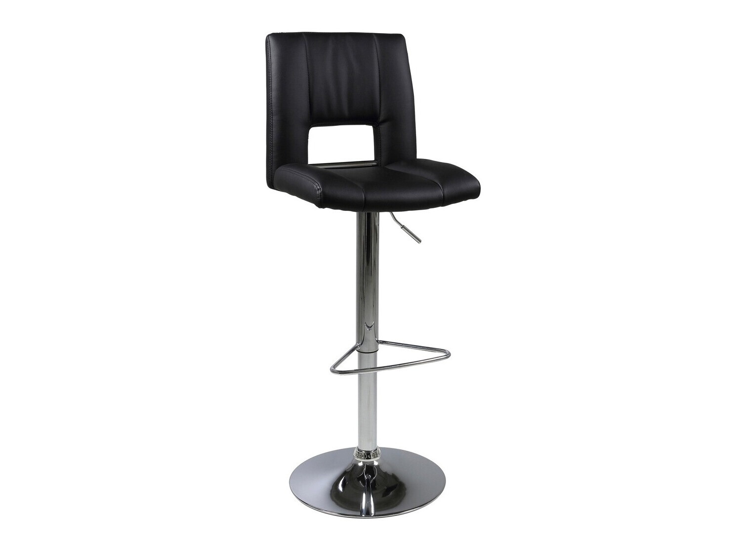 Scaun de bar Norsica 145 (Negru + Argint)