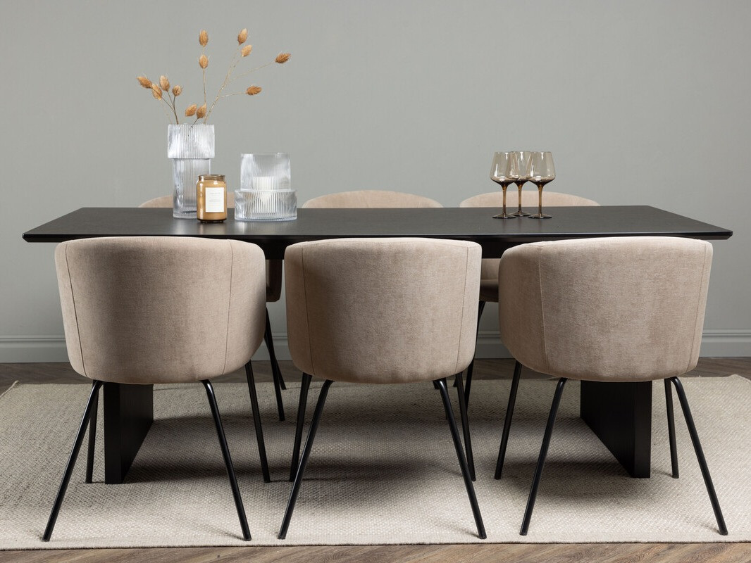 Set de mese Dallas 4182 (Bej + Negru)