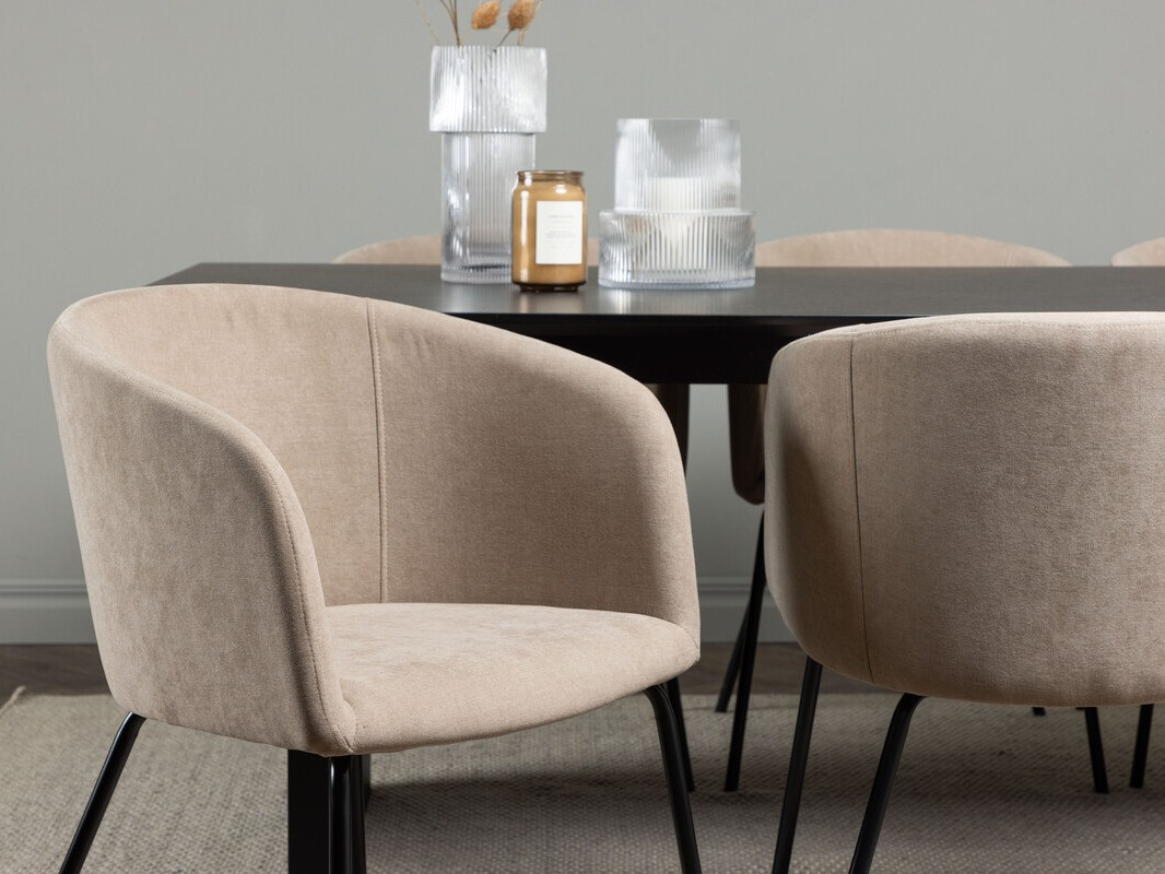 Set de mese Dallas 4182 (Bej + Negru)