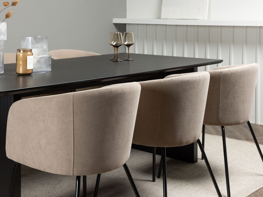 Set de mese Dallas 4182 (Bej + Negru)