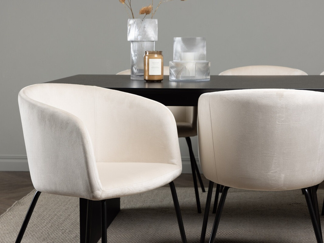 Set de mese Dallas 4182 (Crem + Negru)
