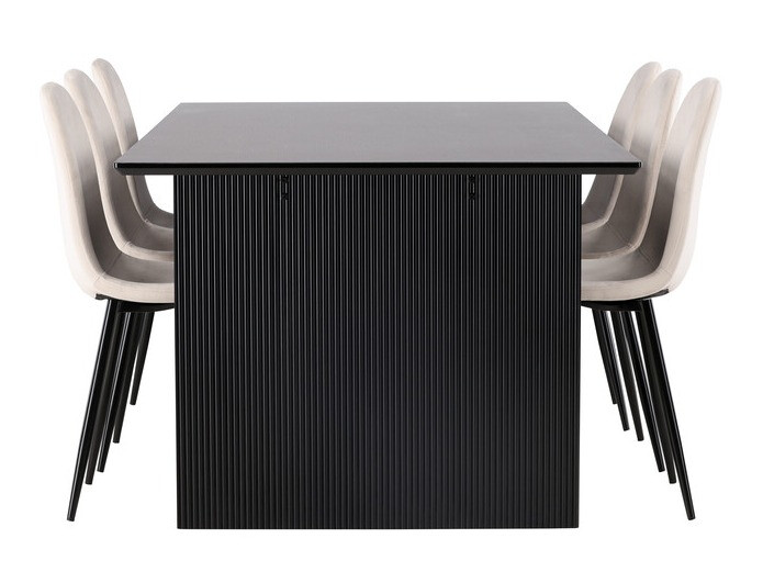 Set de mese Dallas 4185 (Bej + Negru)
