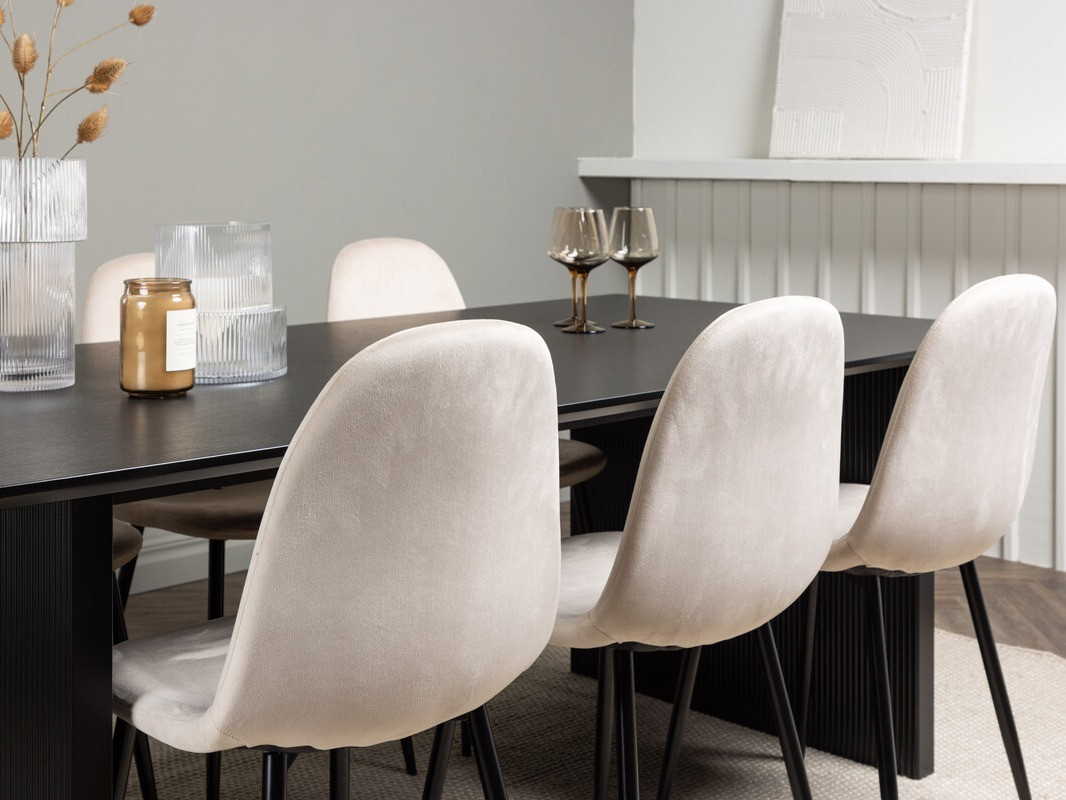 Set de mese Dallas 4185 (Bej + Negru)