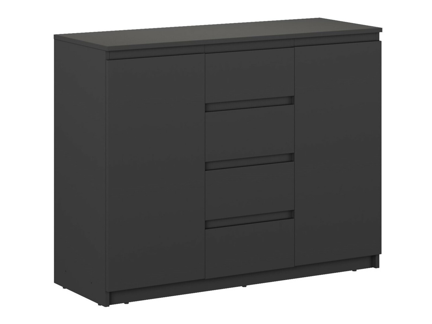 Comodă Cirdelu 105 (Negru)