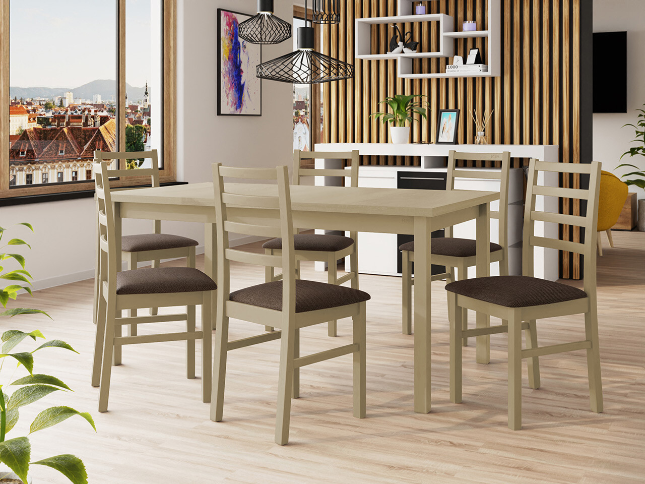 Set de mese Victorville 307 (Stejar Sonoma)