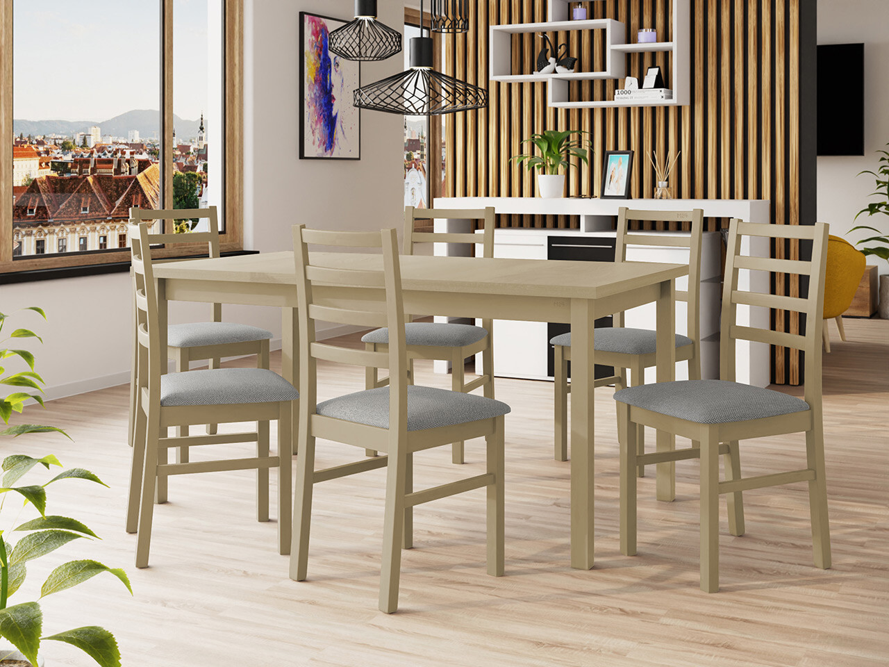 Set de mese Victorville 307 (Stejar Sonoma)
