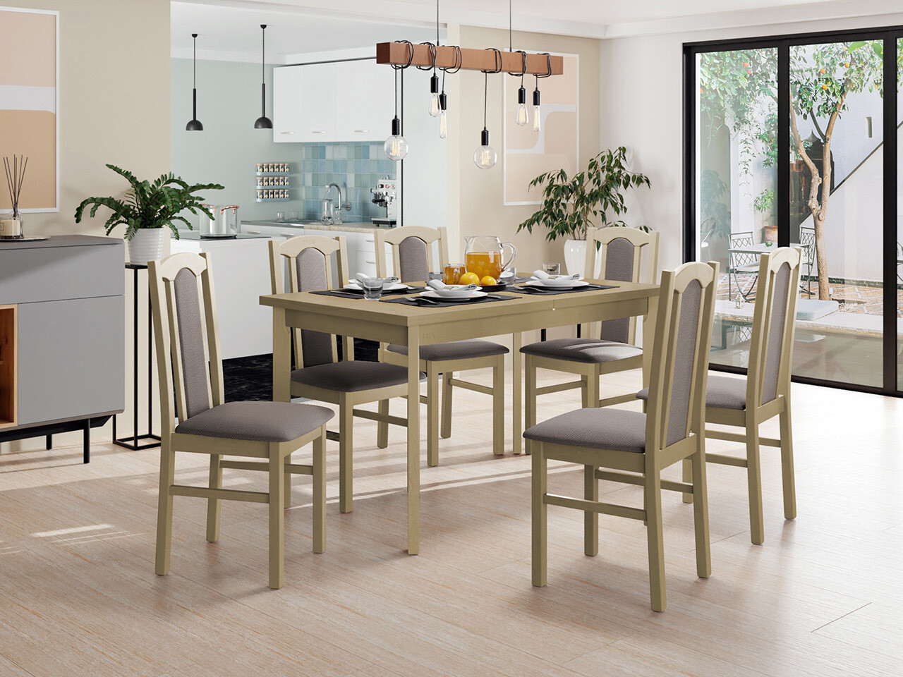 Set de mese Victorville 313 (Stejar Sonoma)