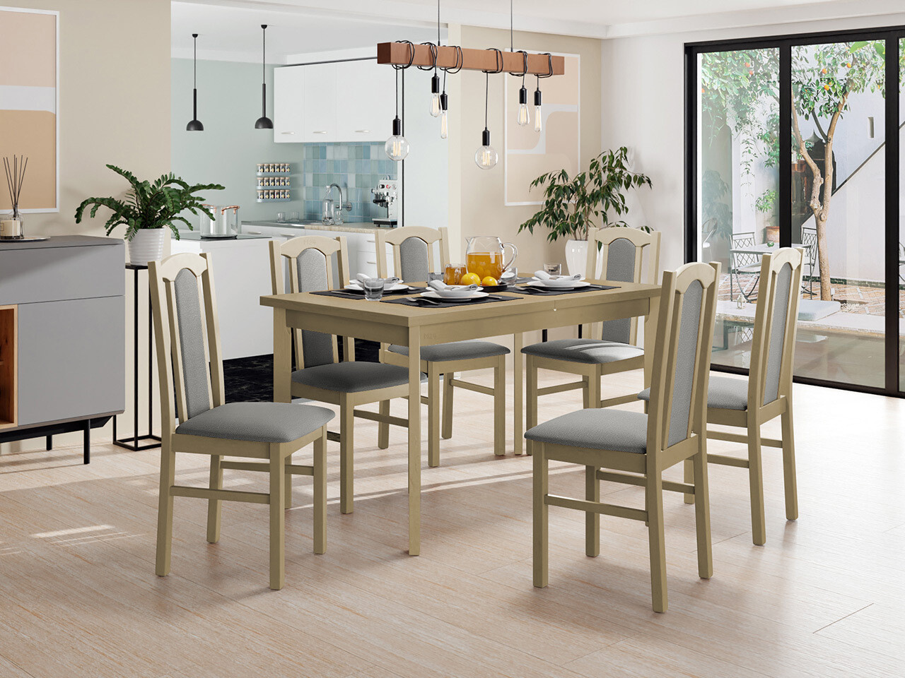 Set de mese Victorville 313 (Stejar Sonoma)