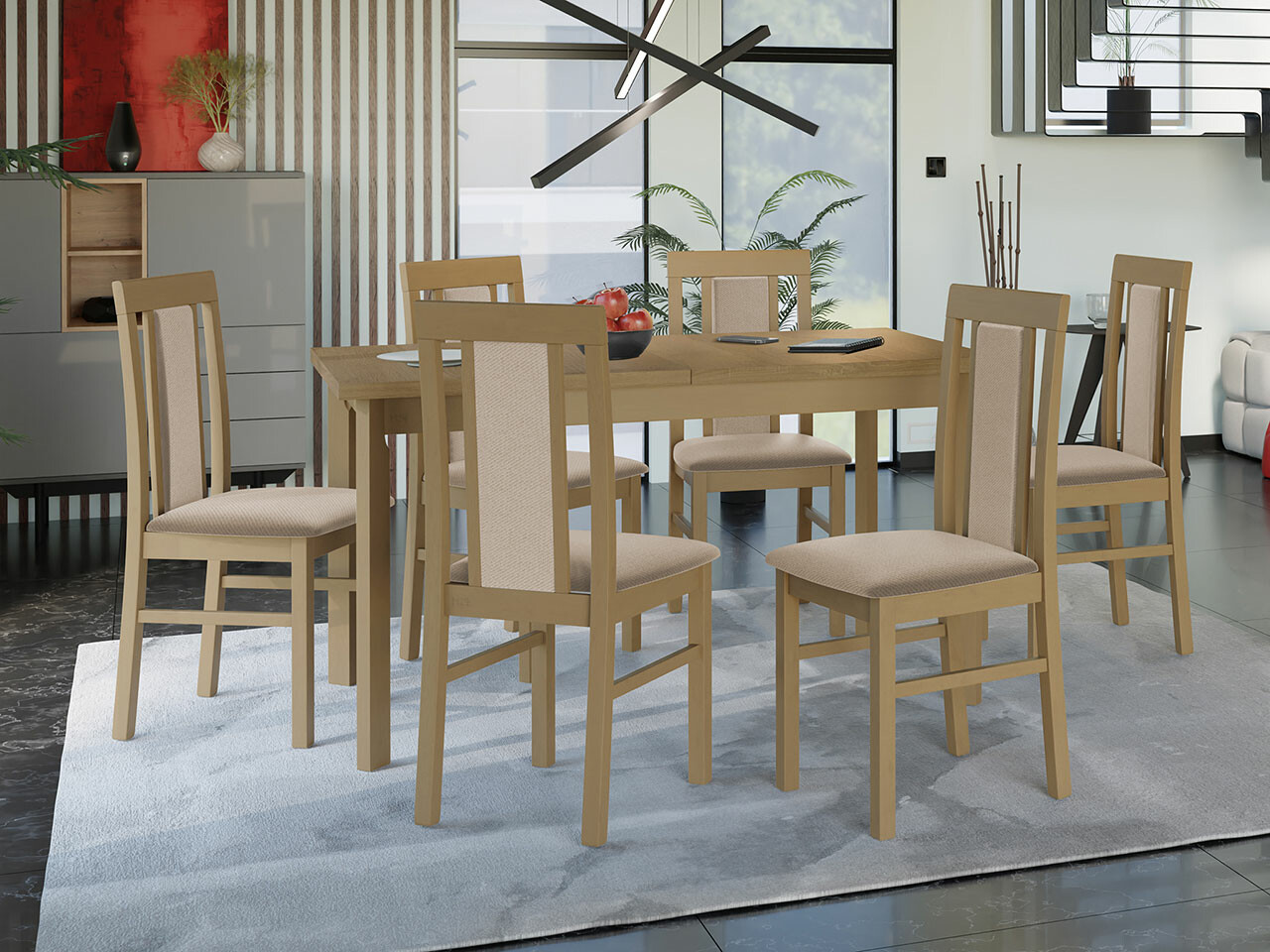 Set de mese Victorville 315 (Stejar Sonoma)